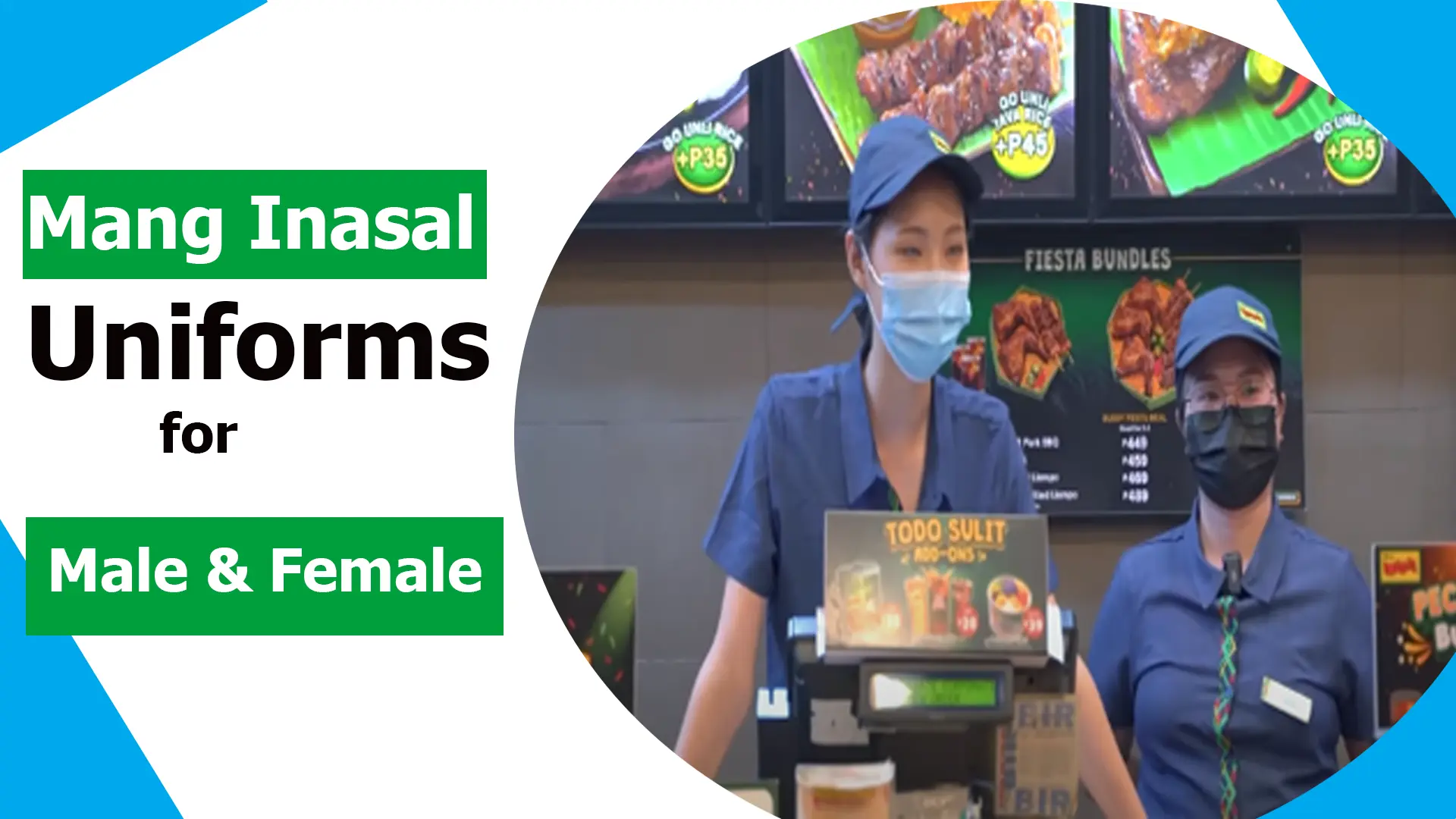 Mang Inasal Uniform -Service crew & Manager